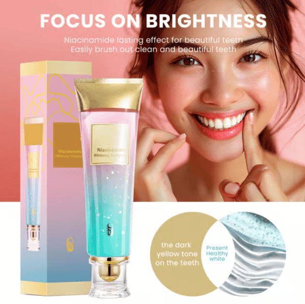 🔥Nicotinamide Probiotic Whitening Toothpaste,(Free of Fluoride, Nicotinamide, Anti plaque)